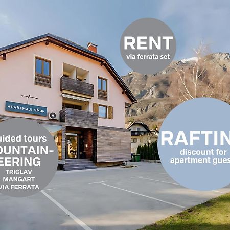 Apartments Skok With Rafting And Free Parking Bovec Ngoại thất bức ảnh
